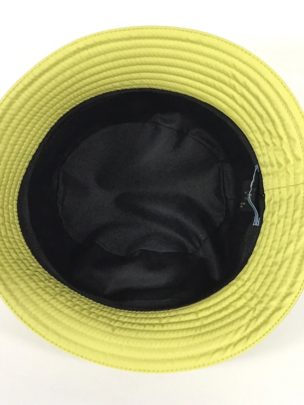 Prada Bucket Hat Nylon Yellow, Size S, with Box